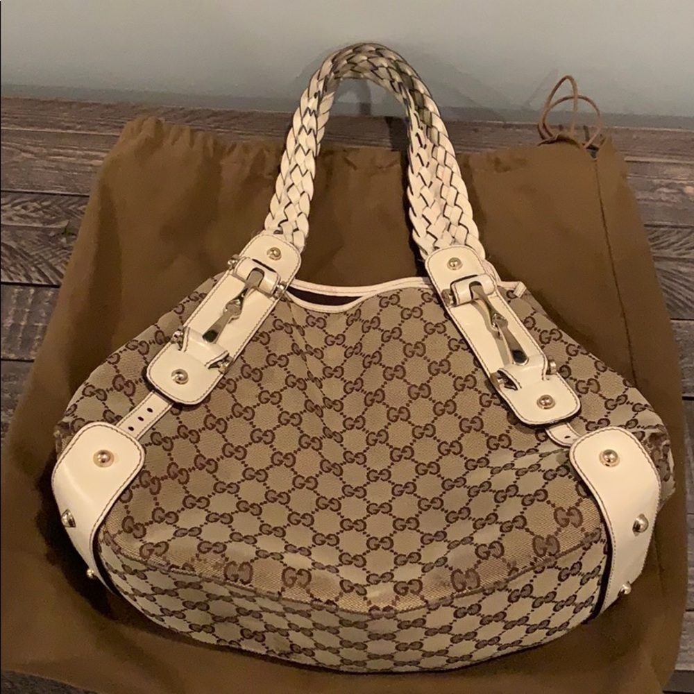 Gucci Classic Canvas Shoulder Bag